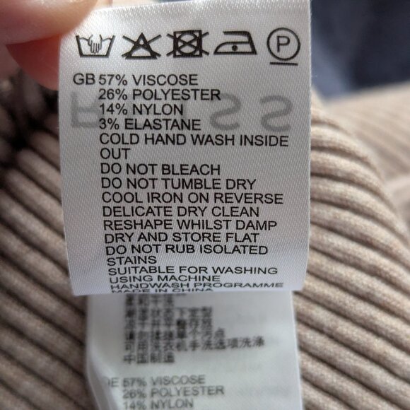 Reiss Lara Off-The-Shoulder Ribbed Midi Dress - Picture 12 of 16